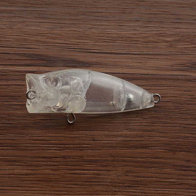 10 pc 4.5cm 5.5g blank popper fishing lures