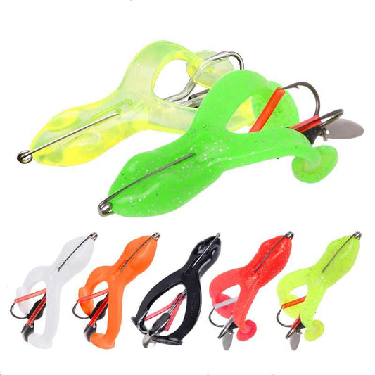 2 pc 9g 13g 17g steel wire frog lure