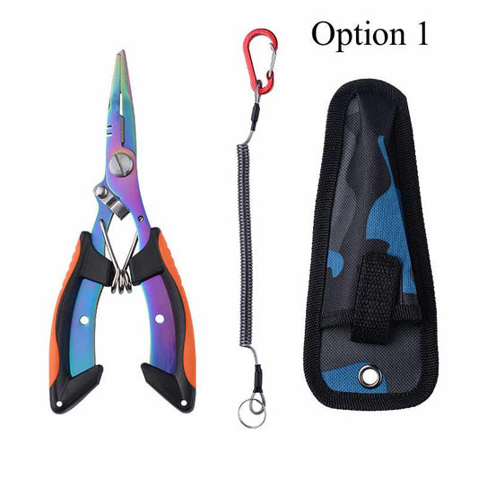 2pcs High-carbon steel fishing pliers