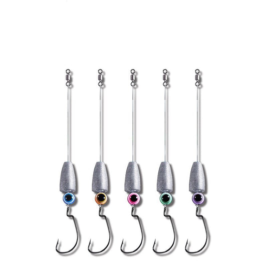 2sets Hand tied fishing rig