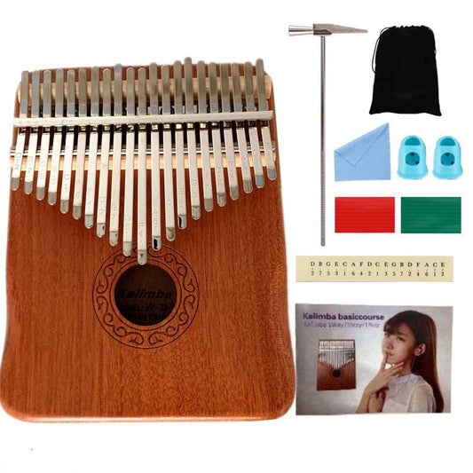 17 keys kalimba-Crimson colouor with armrest